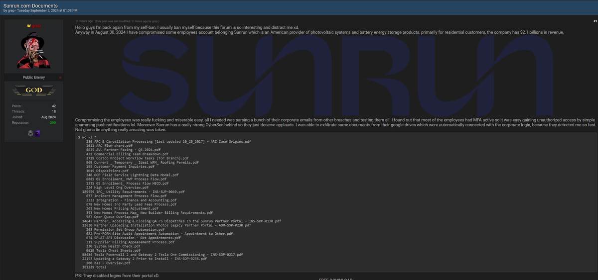 Sunrun Hit by Data Breach: Hacker Accesses Employee Documents