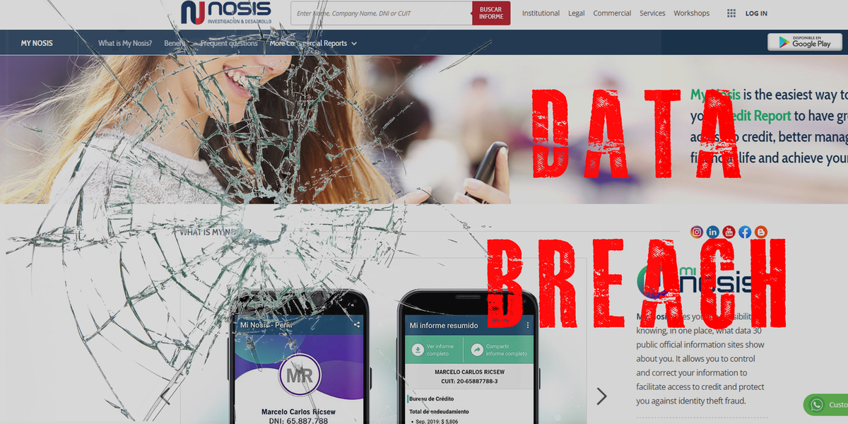 Mi Nosis Argentina Data Breach - 370,000 Records