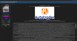 AutoTrader db breach