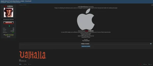 Apple’s Internal Tools Exposed: June 2024 Data Breach
