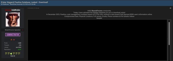 Pawline Data Breach Exposes 800K Users' Sensitive Information