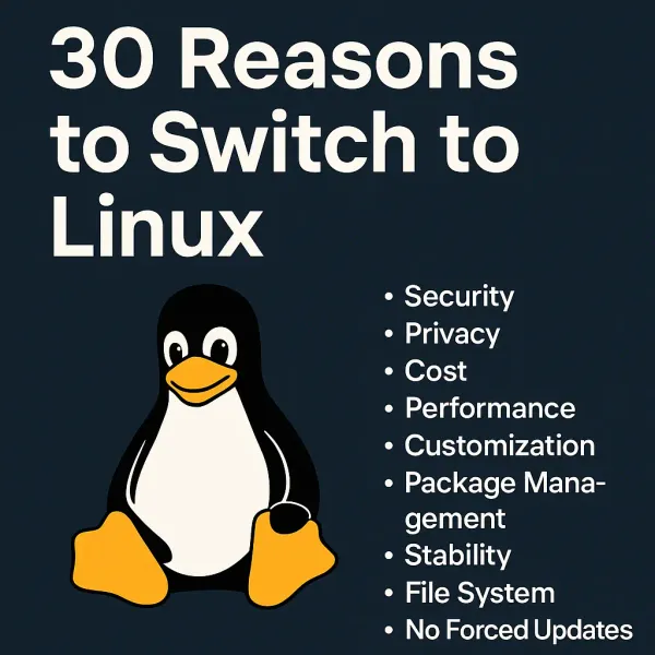 30 Reasons You Should Finally Switch to Linux