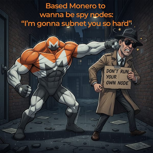 Based: Monero Fights 40% Network Spy Nodes with Subnet Filter